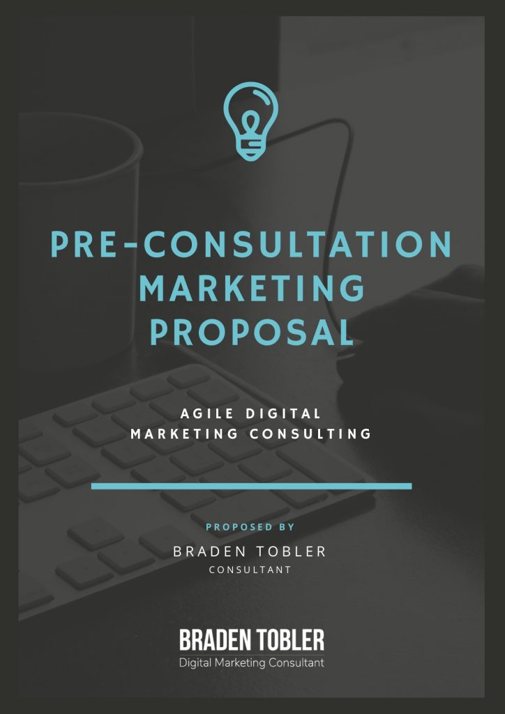 Pre Consultation Proposal - Cover